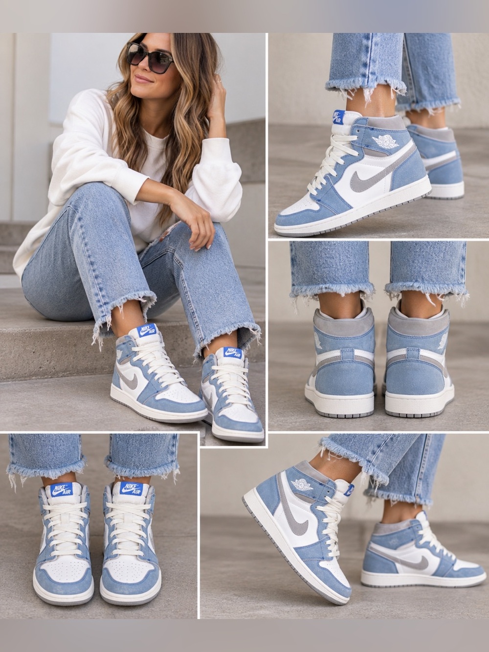 Jordan 1 Retro High Hyper Royal
Smoke Gray Women's Size 7.5 No Box
555088-402